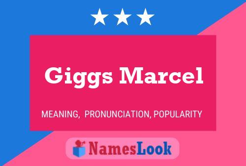 Póster del nombre Giggs Marcel