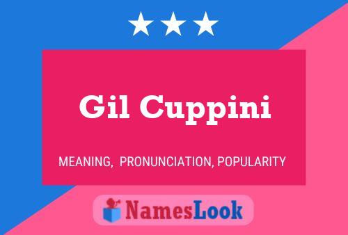 Póster del nombre Gil Cuppini