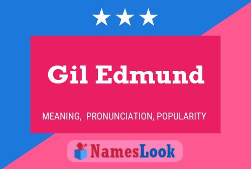 Póster del nombre Gil Edmund