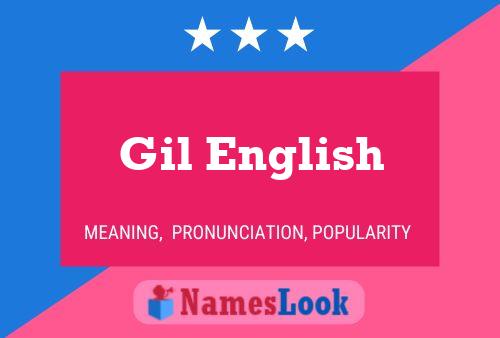 Póster del nombre Gil English