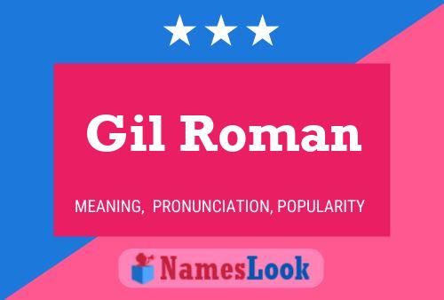 Póster del nombre Gil Roman