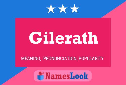 Póster del nombre Gilerath