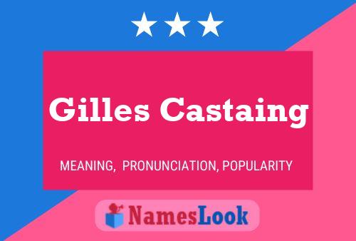 Póster del nombre Gilles Castaing