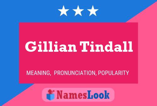 Póster del nombre Gillian Tindall