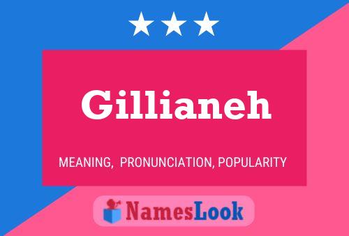 Póster del nombre Gillianeh