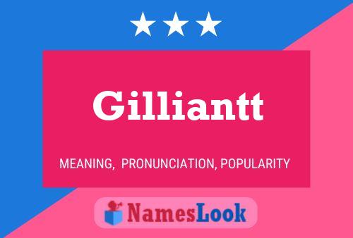 Póster del nombre Gilliantt