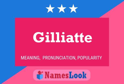 Póster del nombre Gilliatte