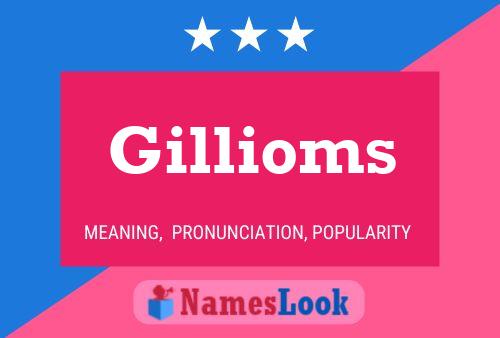 Póster del nombre Gillioms