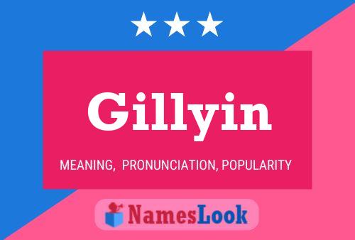 Póster del nombre Gillyin