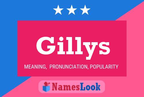 Póster del nombre Gillys