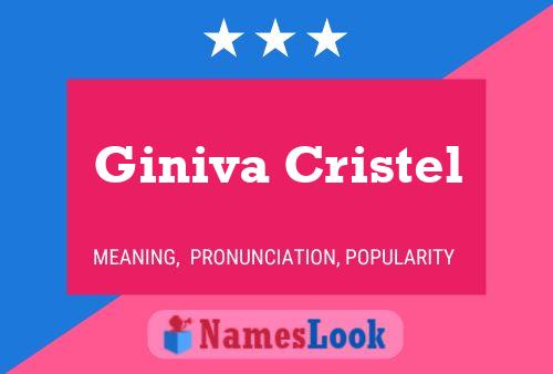 Póster del nombre Giniva Cristel