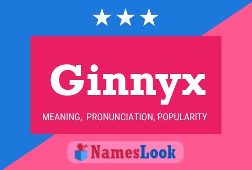 Póster del nombre Ginnyx