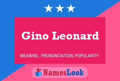 Póster del nombre Gino Leonard