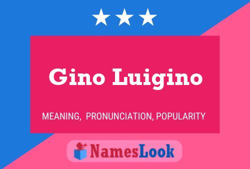 Póster del nombre Gino Luigino