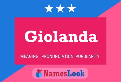 Póster del nombre Giolanda