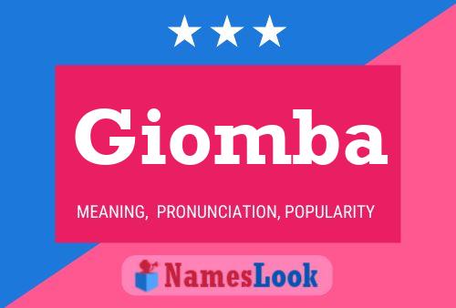 Póster del nombre Giomba