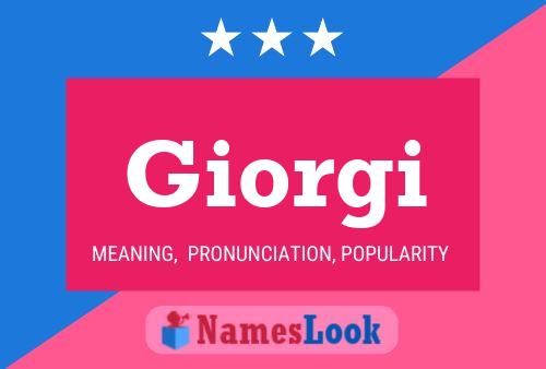 Póster del nombre Giorgi