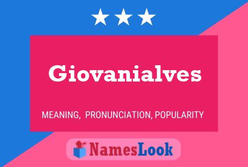 Póster del nombre Giovanialves