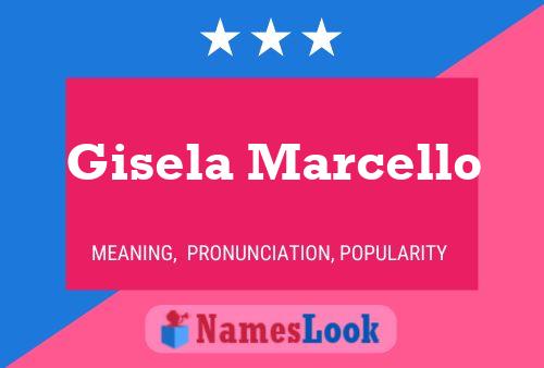 Póster del nombre Gisela Marcello