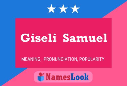 Póster del nombre Giseli  Samuel