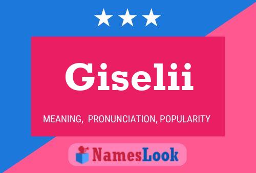 Póster del nombre Giselii