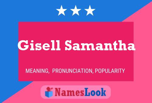 Póster del nombre Gisell Samantha