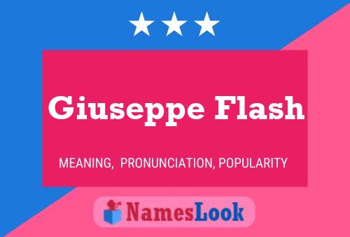 Póster del nombre Giuseppe Flash