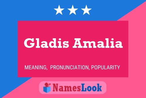 Póster del nombre Gladis Amalia