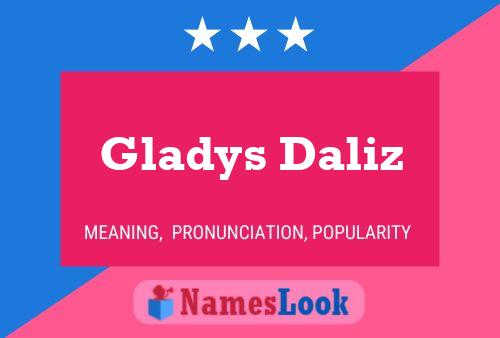 Póster del nombre Gladys Daliz