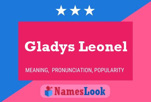 Póster del nombre Gladys Leonel