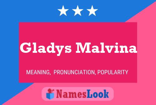 Póster del nombre Gladys Malvina