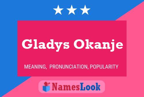 Póster del nombre Gladys Okanje