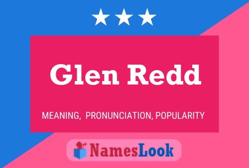 Póster del nombre Glen Redd