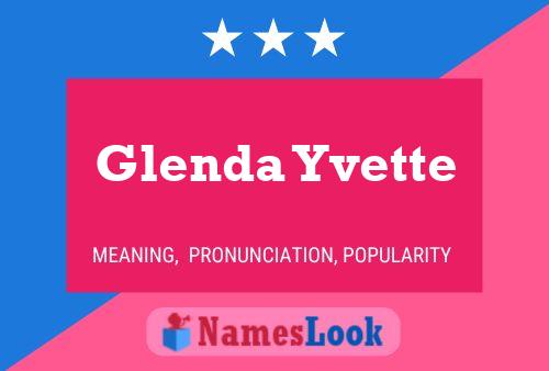 Póster del nombre Glenda Yvette