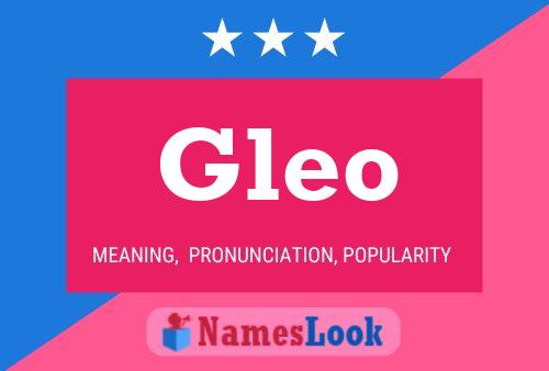 Póster del nombre Gleo