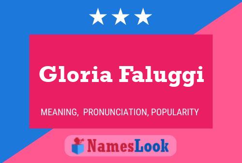 Póster del nombre Gloria Faluggi