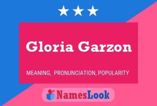 Póster del nombre Gloria Garzon