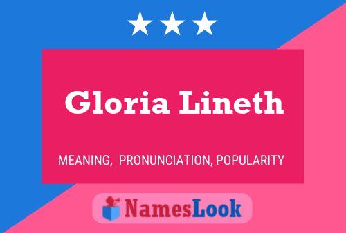 Póster del nombre Gloria Lineth