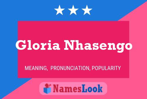 Póster del nombre Gloria Nhasengo