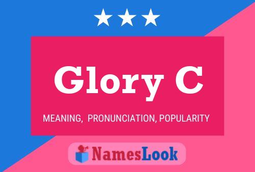 Póster del nombre Glory C