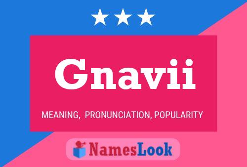 Póster del nombre Gnavii