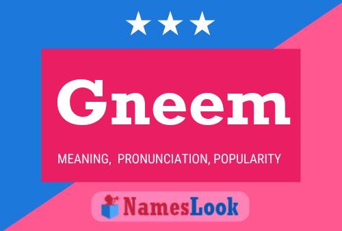 Póster del nombre Gneem