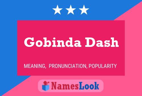 Póster del nombre Gobinda Dash