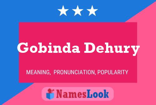 Póster del nombre Gobinda Dehury