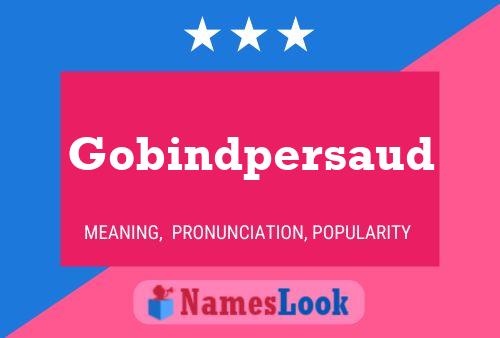 Póster del nombre Gobindpersaud