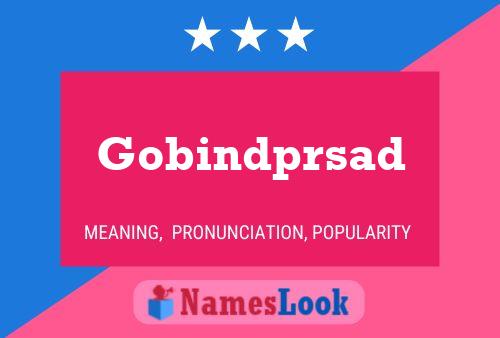 Póster del nombre Gobindprsad