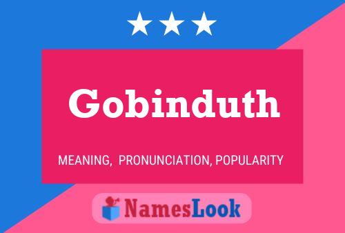 Póster del nombre Gobinduth