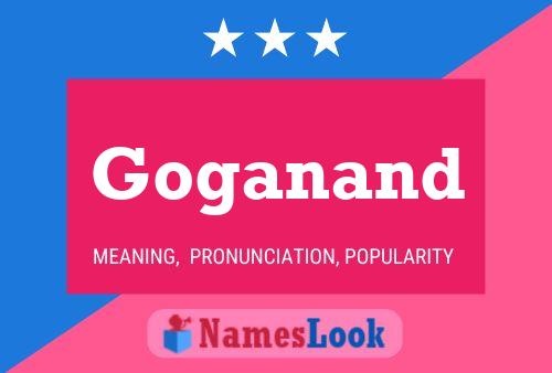 Póster del nombre Goganand