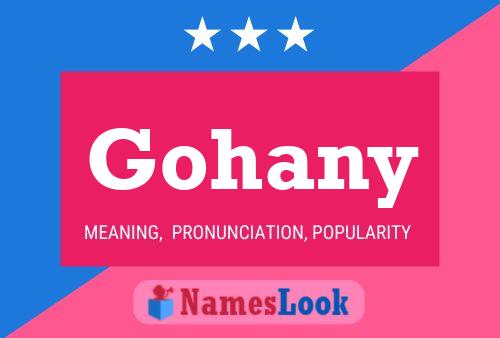 Póster del nombre Gohany