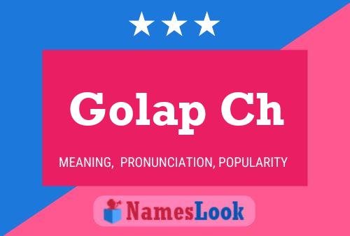 Póster del nombre Golap Ch